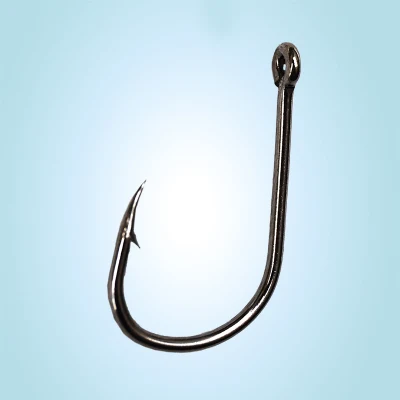 Iseama with Ring Black Nickle Carbon Steel Freshwater Fishhook Carp Fishing Hooks Tackle Accessories