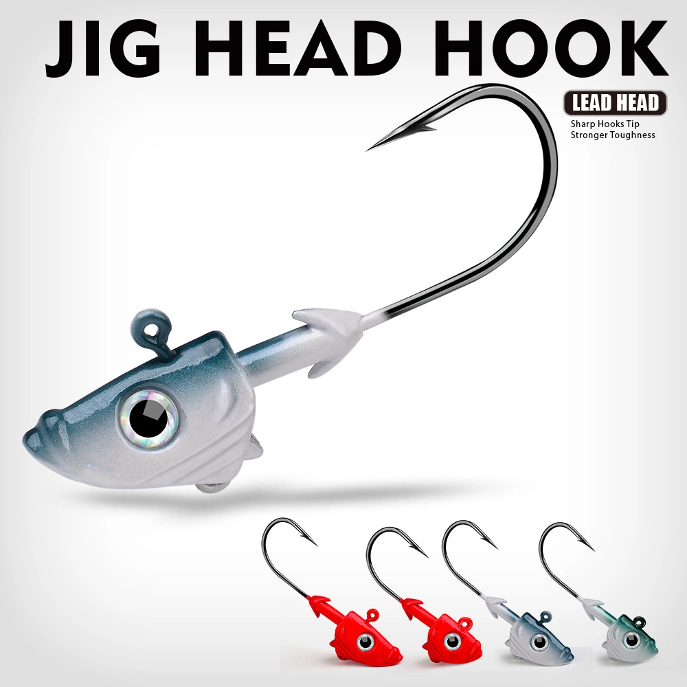 21.5/32.5g Jig Head Fishing Hook Soft Bait Fish Hook