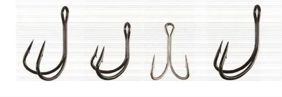 Double Fooks Fishing Hook OEM Hooks Jig Hooks Worm Hooks Treble Hooks 