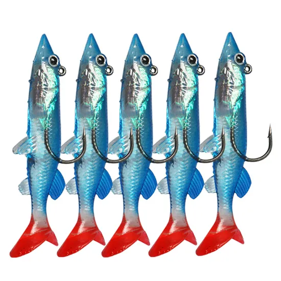 Jig Head Hooks Jighead Worm Bait Hook for Soft Lure