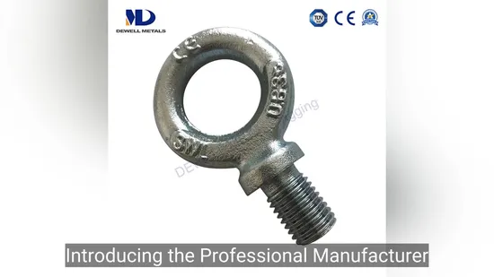 Rigging Hardware Red Painted Drop Forged Alloy Steel G80 Lifting Screw Points 