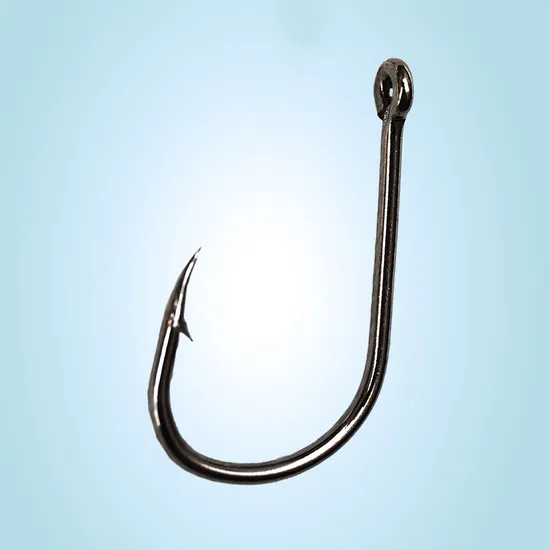 Iseama with Ring Black Nickle Carbon Steel Freshwater Fishhook Carp Fishing Hooks Tackle Accessories 