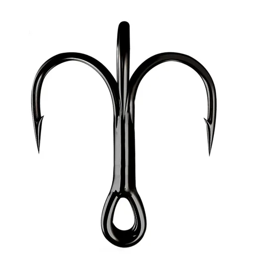Hook Treble Hooks Kit, Saltwater Freshwater Size 2 4 6 8 10 Triple Fishing High Carbon Steel Hooks Fishing Hooks 