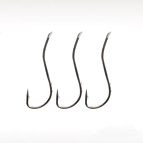 Fishing Hooks White Live Bait Saltwater Freshwater Long Shank 
