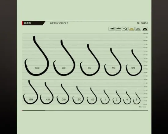 Fly Fishing Hooks Barbarian Jig Heavy Circle See Hooks Carp Fishing Hooks 